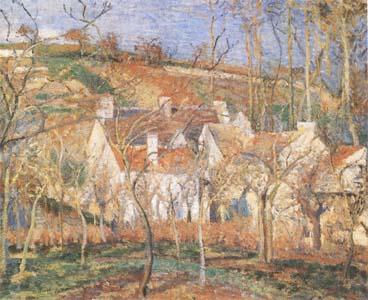 Camille Pissarro Red Roofs(Village Cornet,Impression of Winter) (mk09) Germany oil painting art